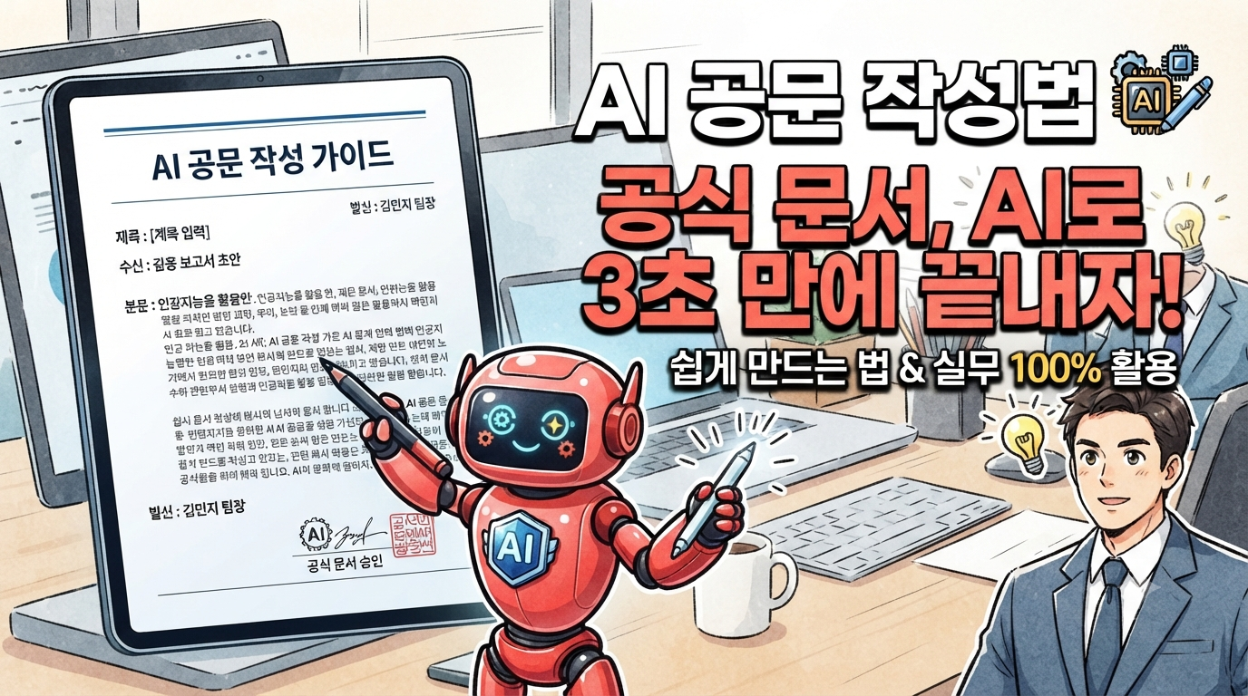 AI 공문 작성법, 공식 문서 쉽게 만드는 방법과 실무 활용 가이드
